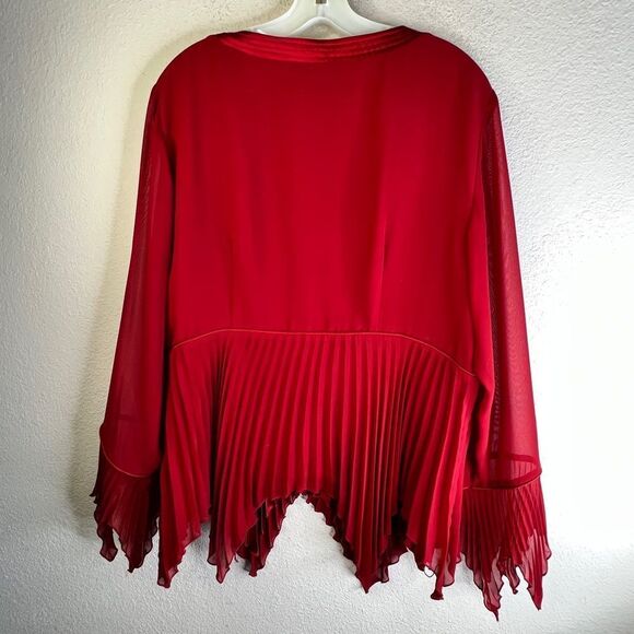 Michelle Antonelli Woman Beaded Top with Pleats - Picture 7 of 8